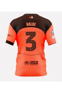Barcelona Alejandro Balde #3 Jalkapallovaatteet Kolmaspaita 2025-26 Lyhythihainen